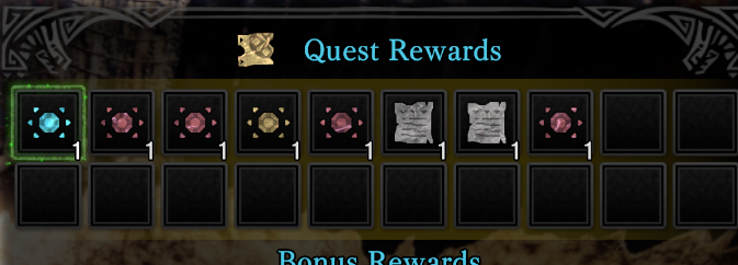 lucky voucher quest rewards