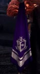 silver sigil scarf purple