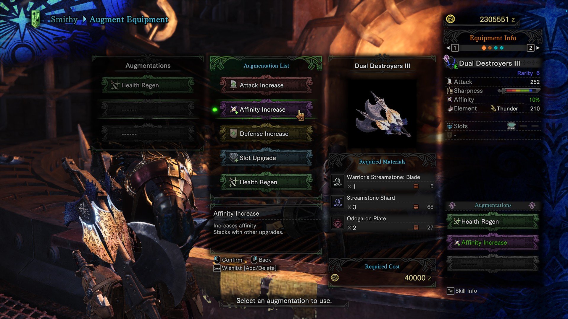 How to increase augment slots mhw quest